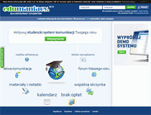 Tablet Screenshot of edumaniacy.pl